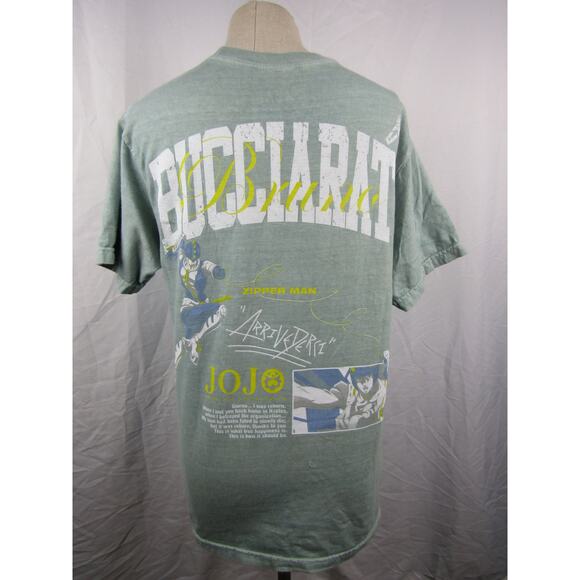 Jojo's Green Bizarre Adventure Crew Neckline Short Sleeves T-Shirt Size Medium - Picture 7 of 12